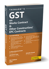 GST on Works Contract & Other Construction/EPC Contracts book by Sudipta Bhattacharjee,Abhishek Garg,Rishabh Prasad